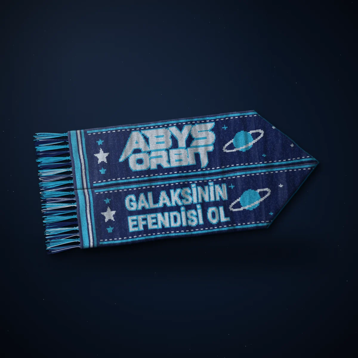 Galaksi Atkısı: örme jakar “ABYS ORBIT” deseni